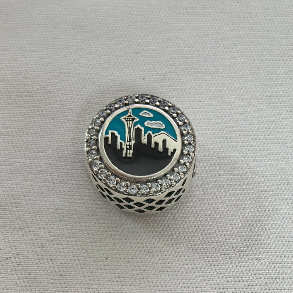 Pandora seattle Exclusive Charm Pendant, S925 Silver Jewelry